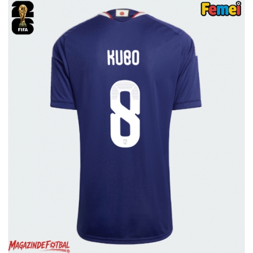 Japonia Takefusa Kubo #8 Echipament de Fotbal Replică Mondial 2026 Femei Acasa Japonia Takefusa Kubo #8 Echipament de Fotbal Replică Mondial 2026 Femei Acasa